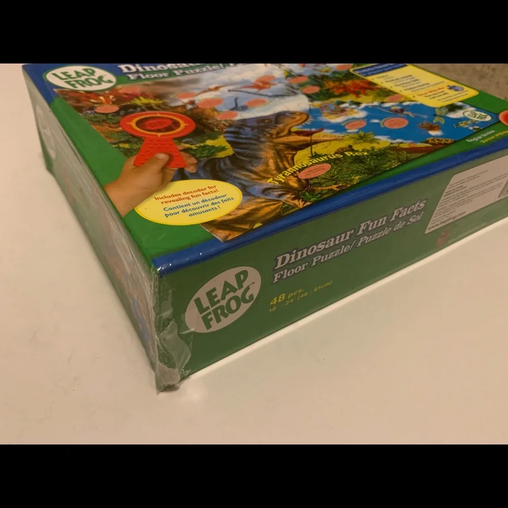 Leapfrog floor puzzle-dinosaur fun‎ facts